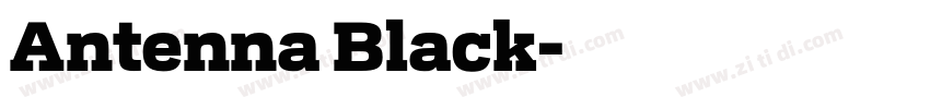 Antenna Black字体转换